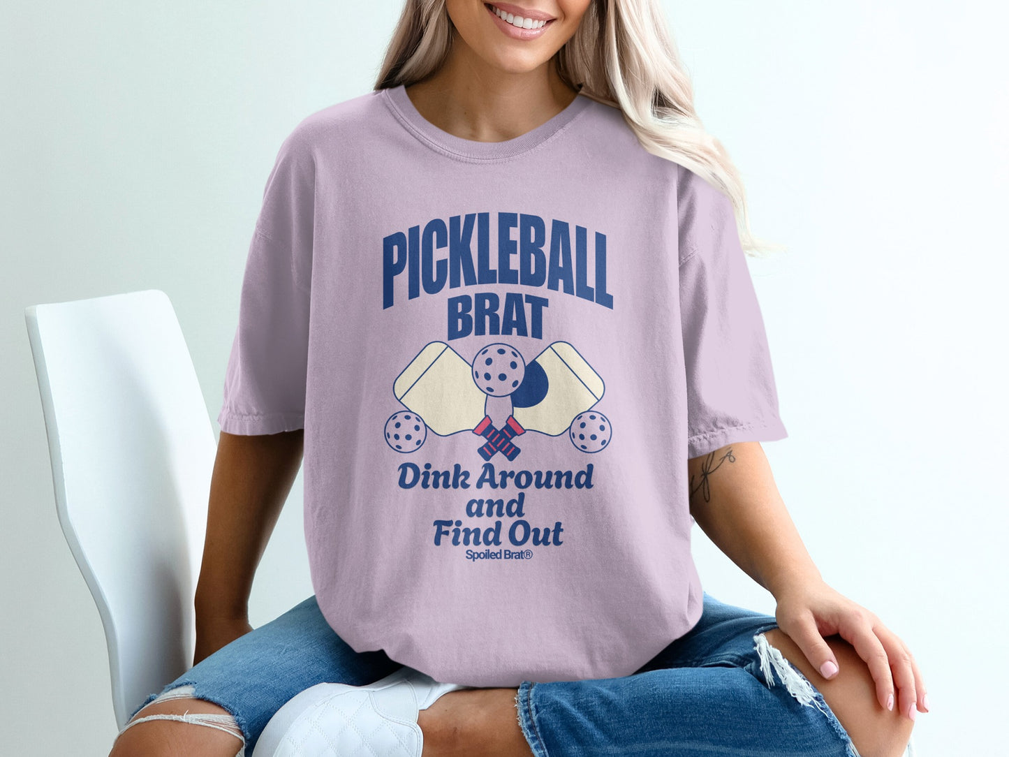 Pickleball Brat Dink Around and Find Out T-shirt