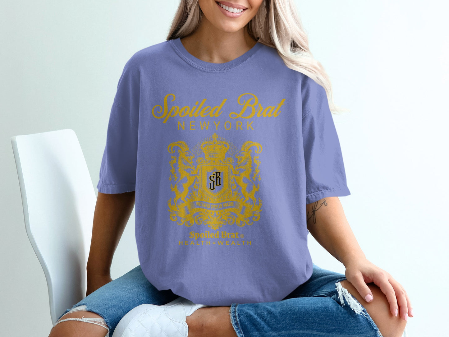 Spoiled Brat New York Emblem Design T-shirt product