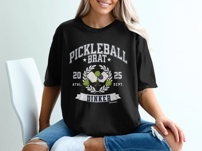 Pickleball Brat Dinker 2025 Athletic Dept T-Shirt product type