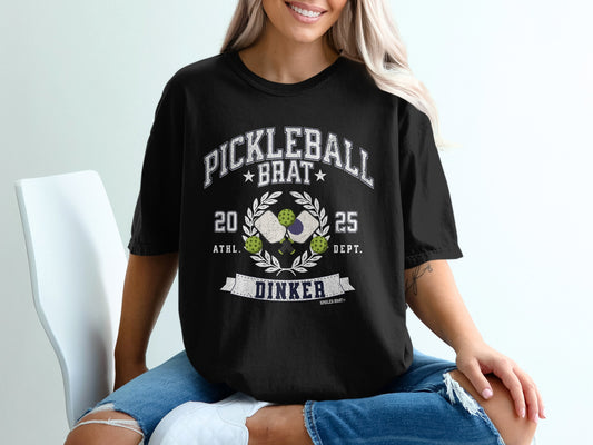 Pickleball Brat Dinker 2025 Athletic Dept T-Shirt product type