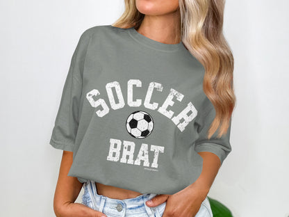 Soccer Brat Graphic Tee with Casual Style