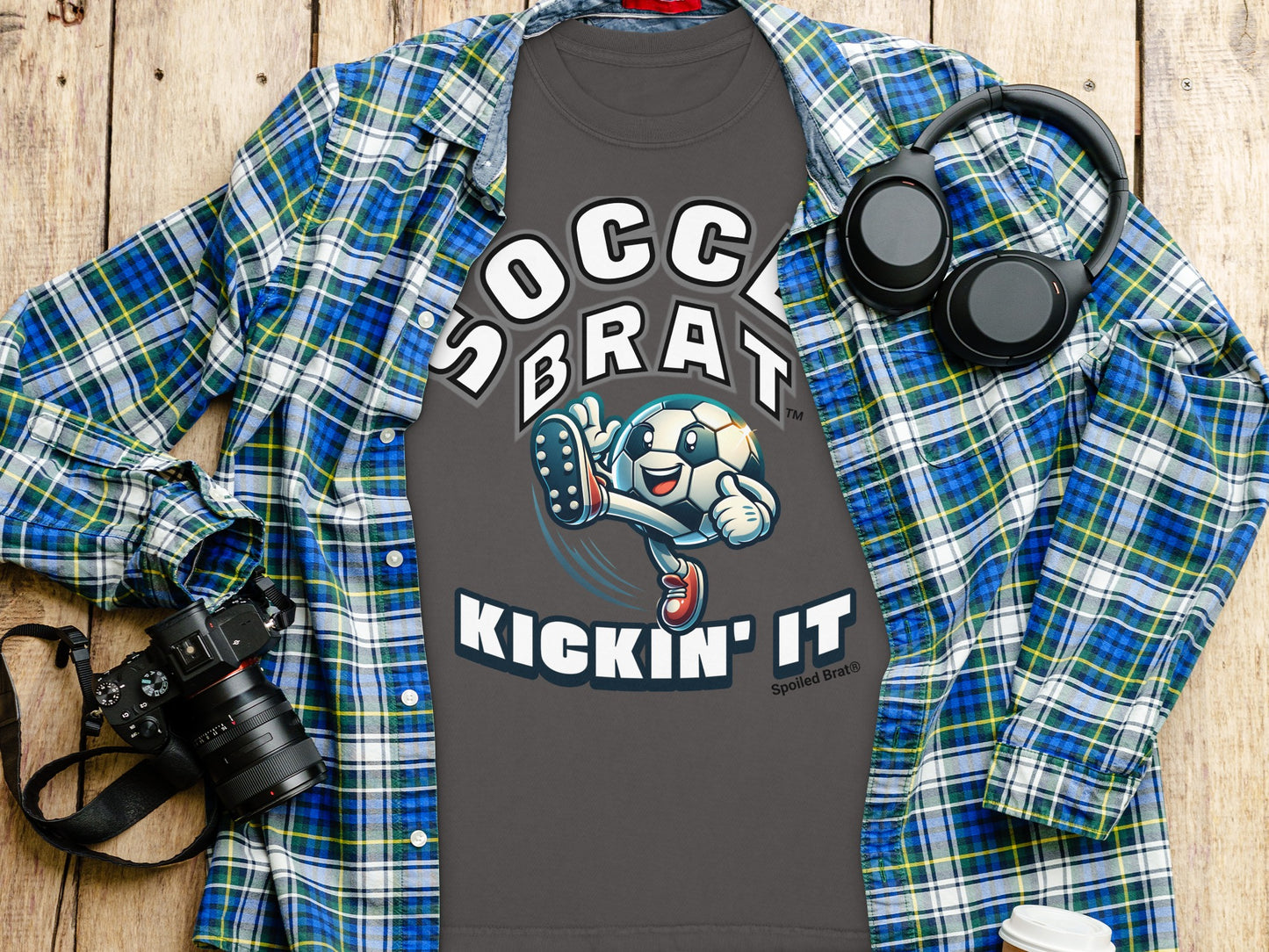 Socc Brat Kickin' It Spoiled Brat Shirt for Fun Days