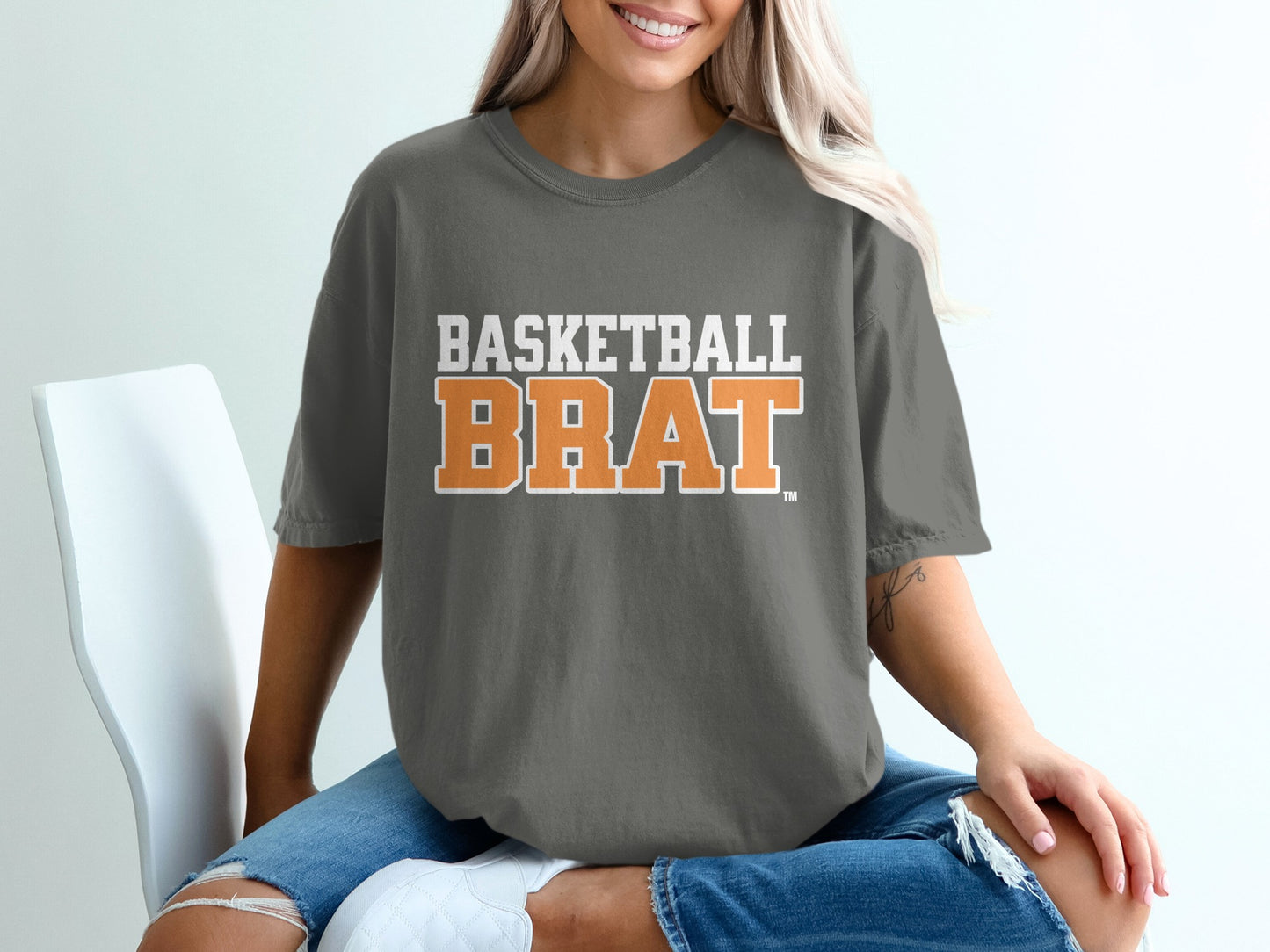 Basketball Brat Graphic Tee Shirt trendy statement product