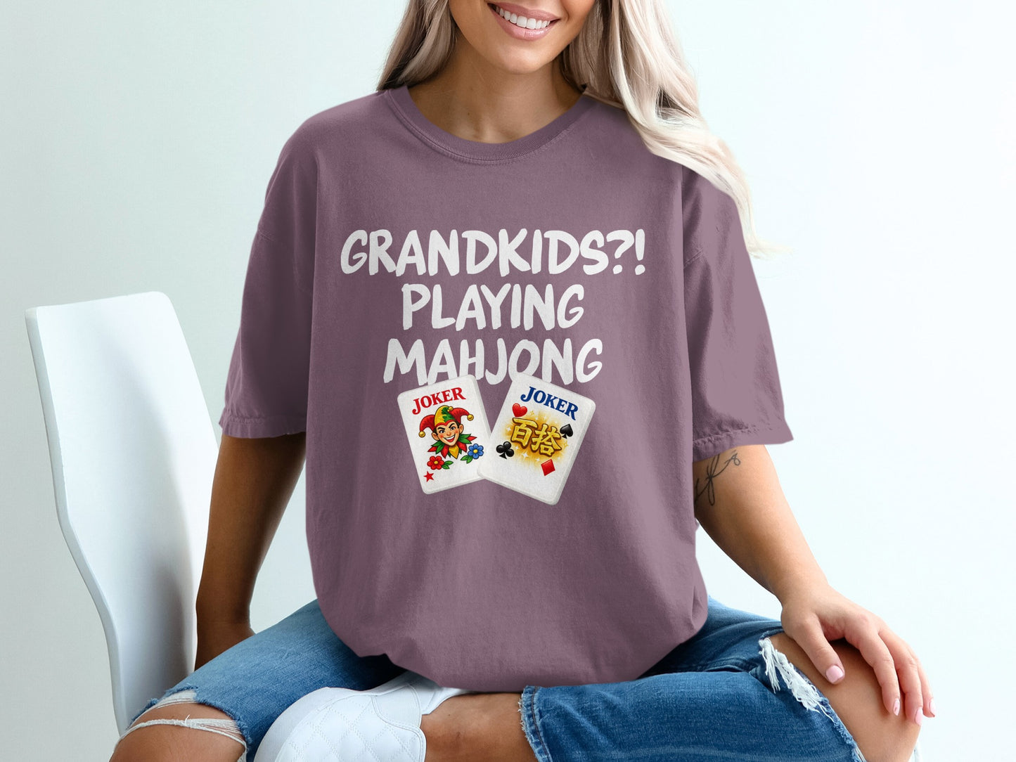GRANDKIDS?! PLAYING MAHJONG JOKER product type