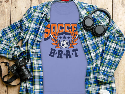 Soccer Brat Graphic Tee with Headphone product type