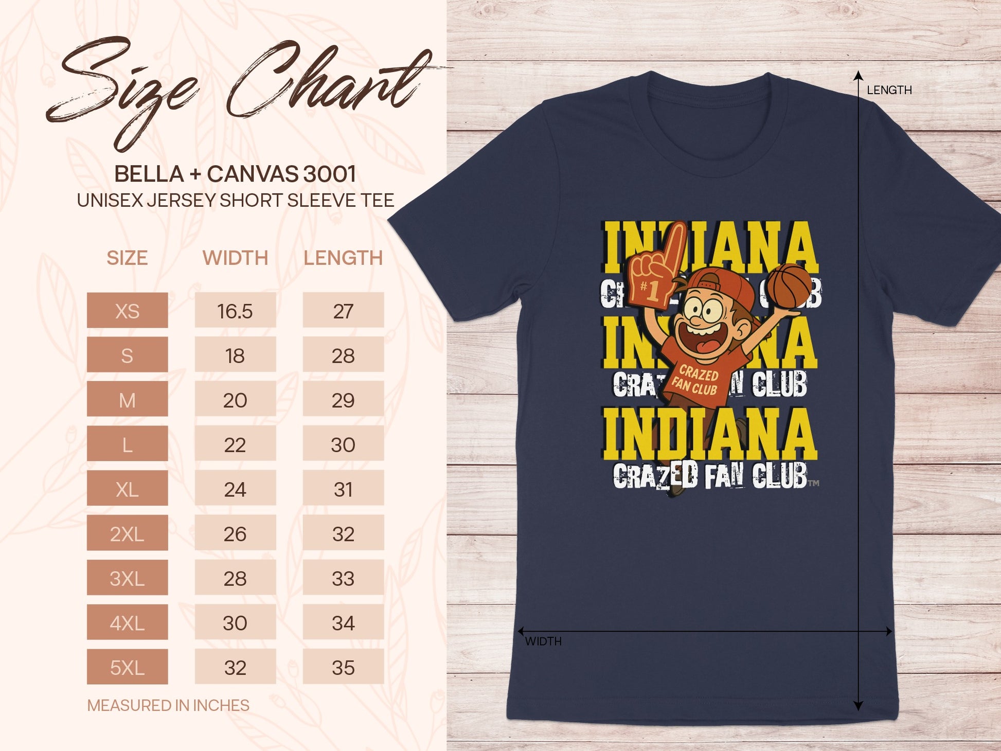 Indiana Crazed Fan Club Graphic Tee product