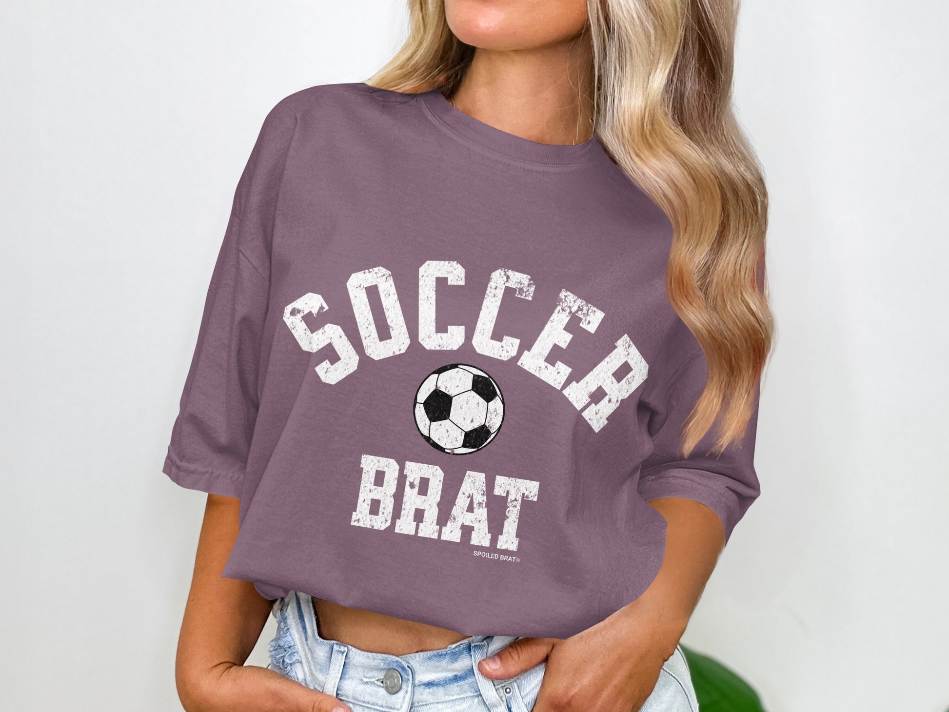 Soccer Brat Graphic Design Relaxed Fit T-Shirt