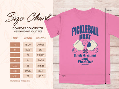 Pickleball Brat Dink Around and Find Out shirt