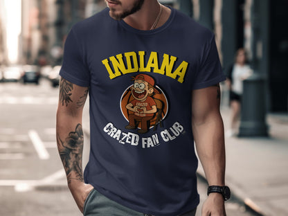 Indiana Crazed Fan Club TM Graphic Novelty T-Shirt