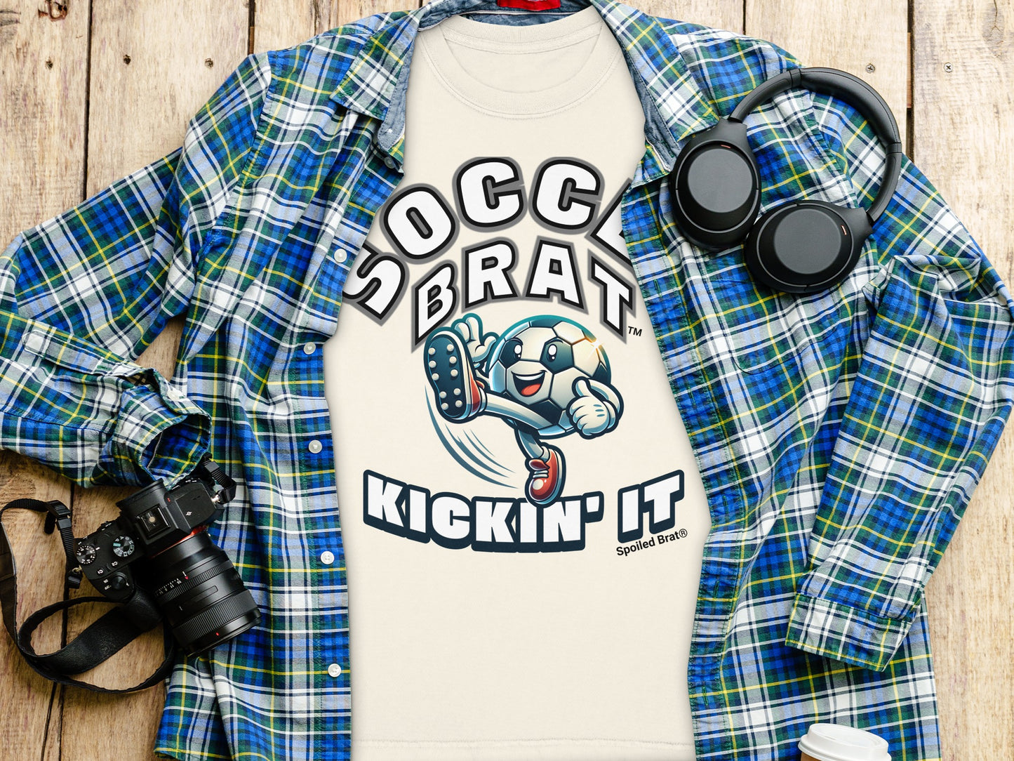 Socc Brat Kickin' It Spoiled Brat Graphic Tee