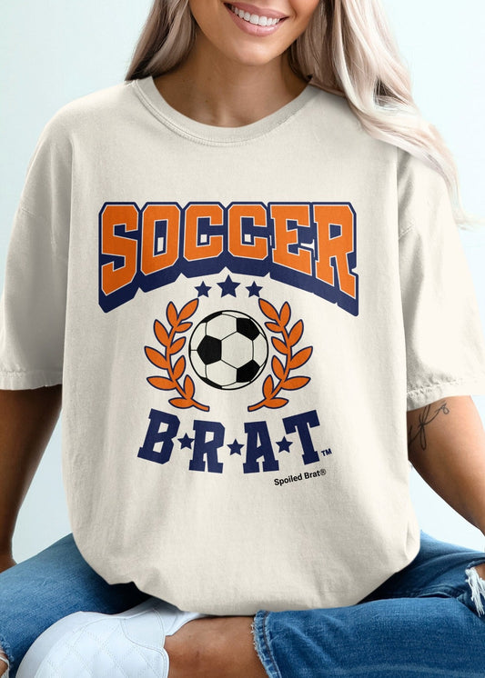 Soccer Brat Design Graphic Shirt for Football Fans