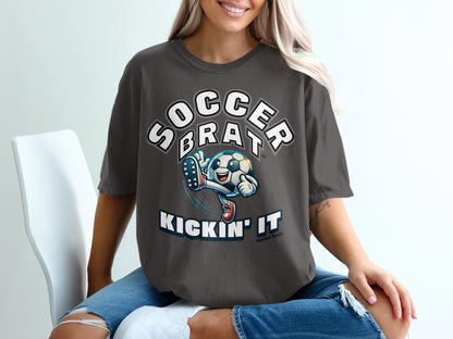 Soccer Brat Kickin' It Graphic T-Shirt