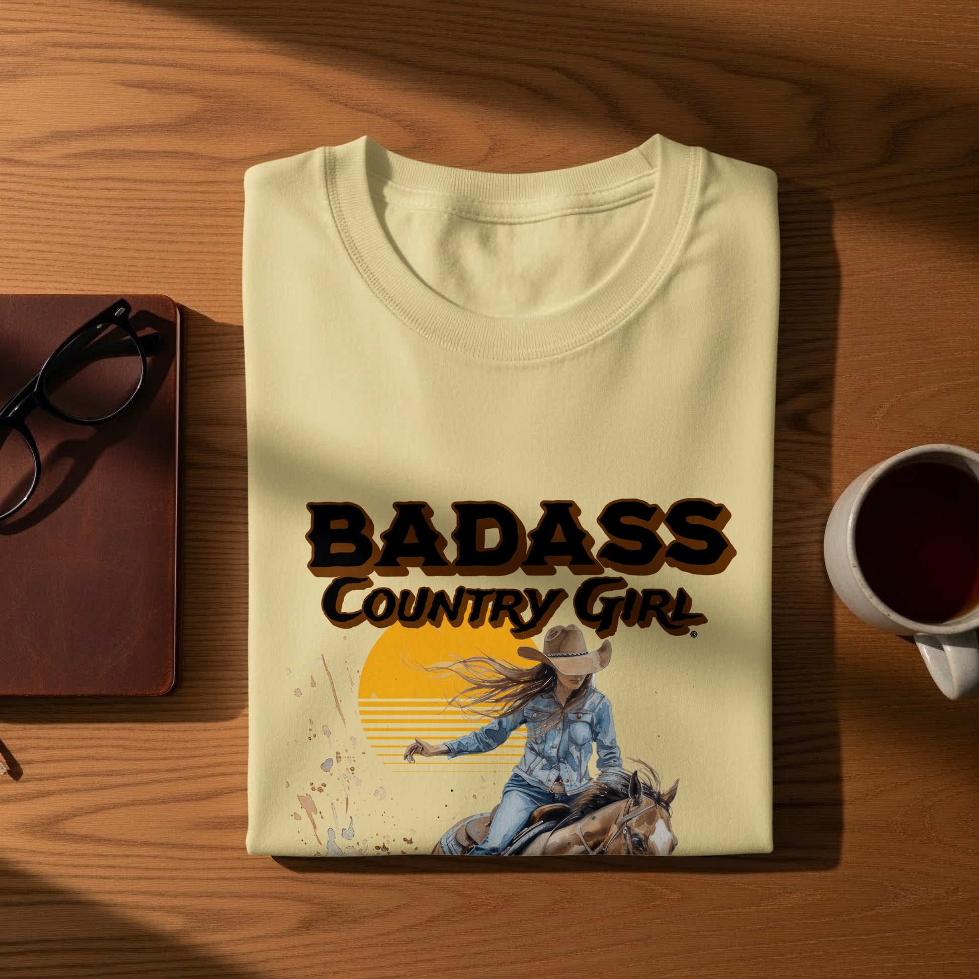 Badass Country Girl Graphic Print T-Shirt product