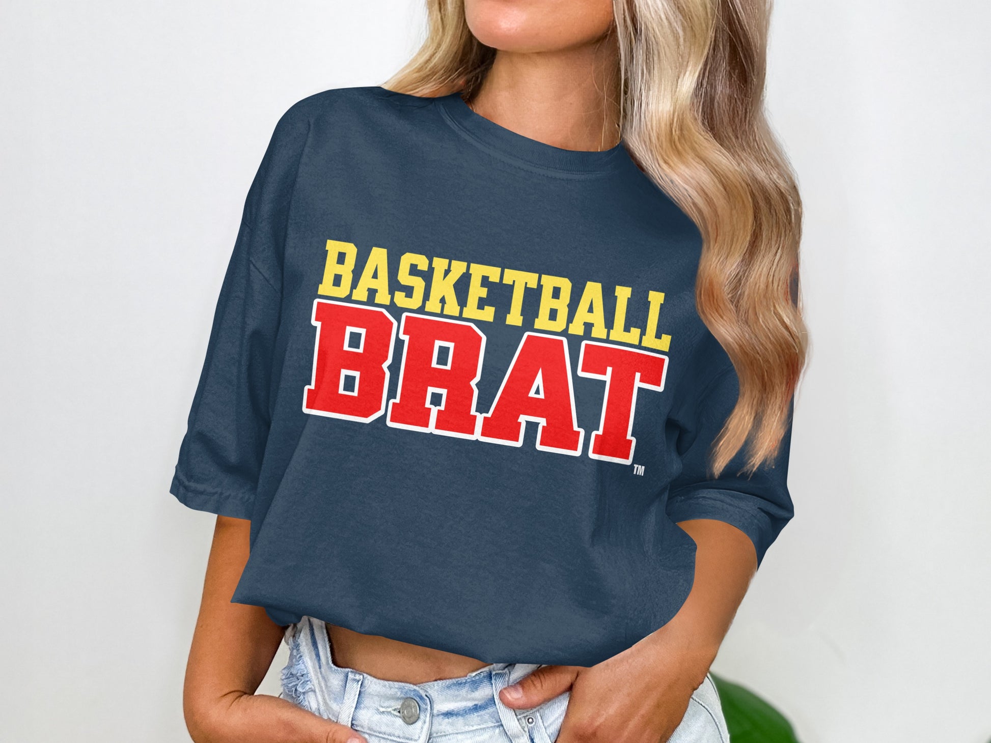 Basketball Brat Graphic Print Oversized T-shirt product