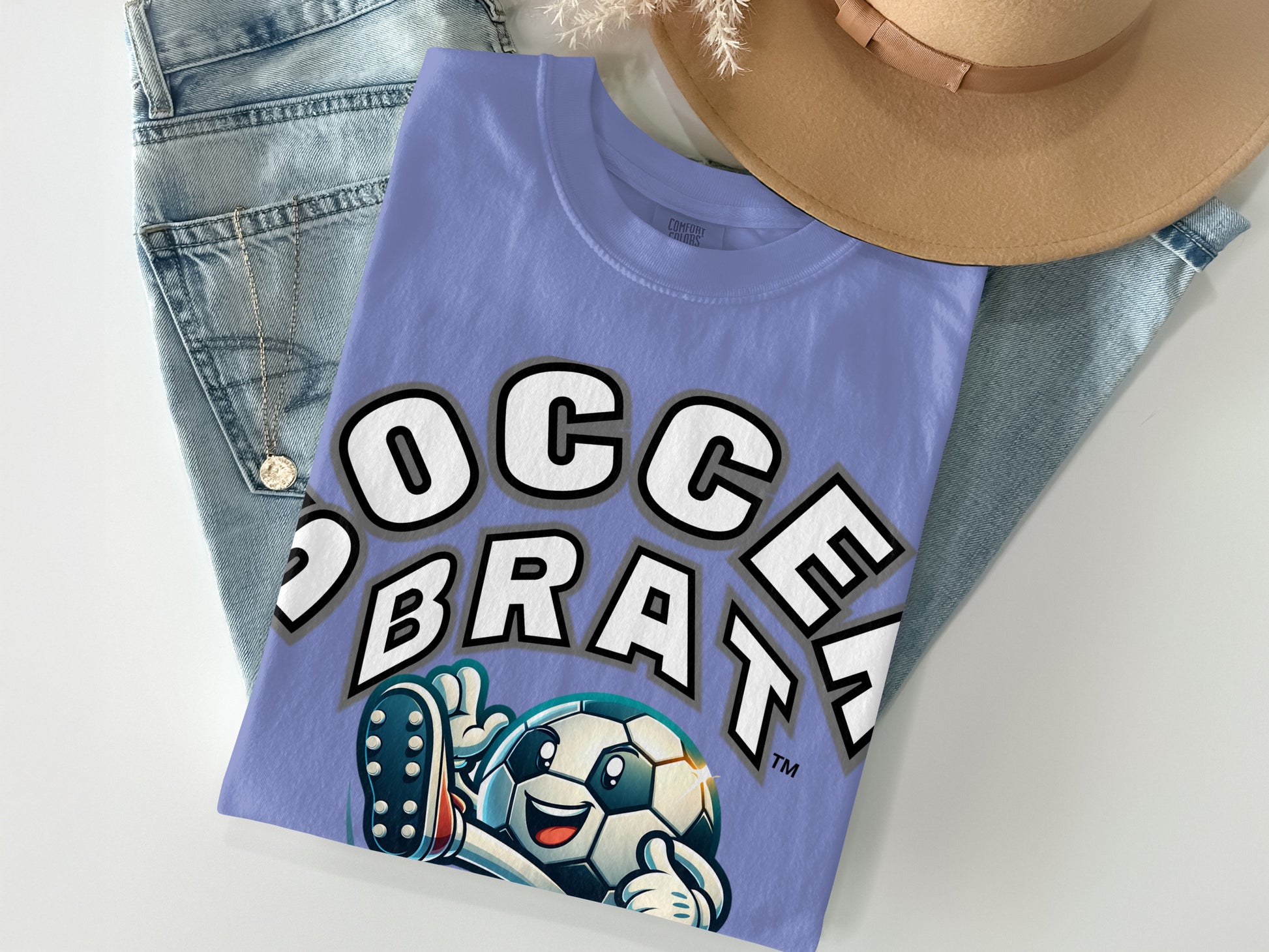 Soccer Brat Graphic Tee Fun and Stylish Clothing