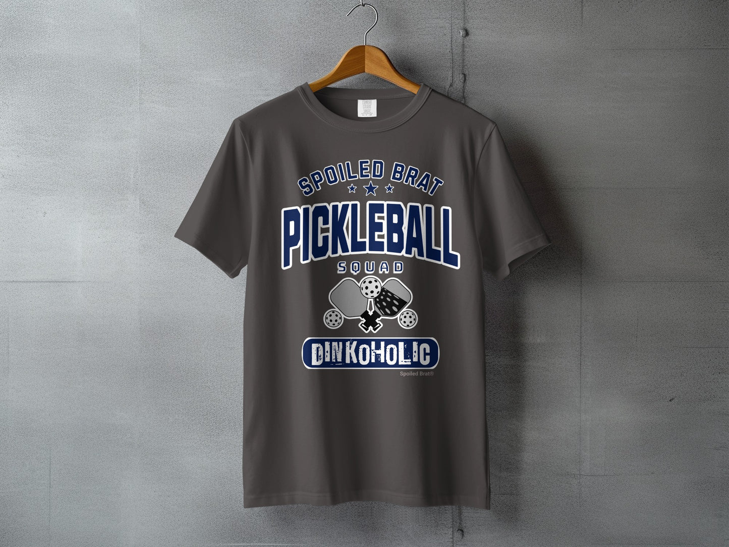 Spoiled Brat Pickleball Squad Dinkoholic Graphic T-shirt