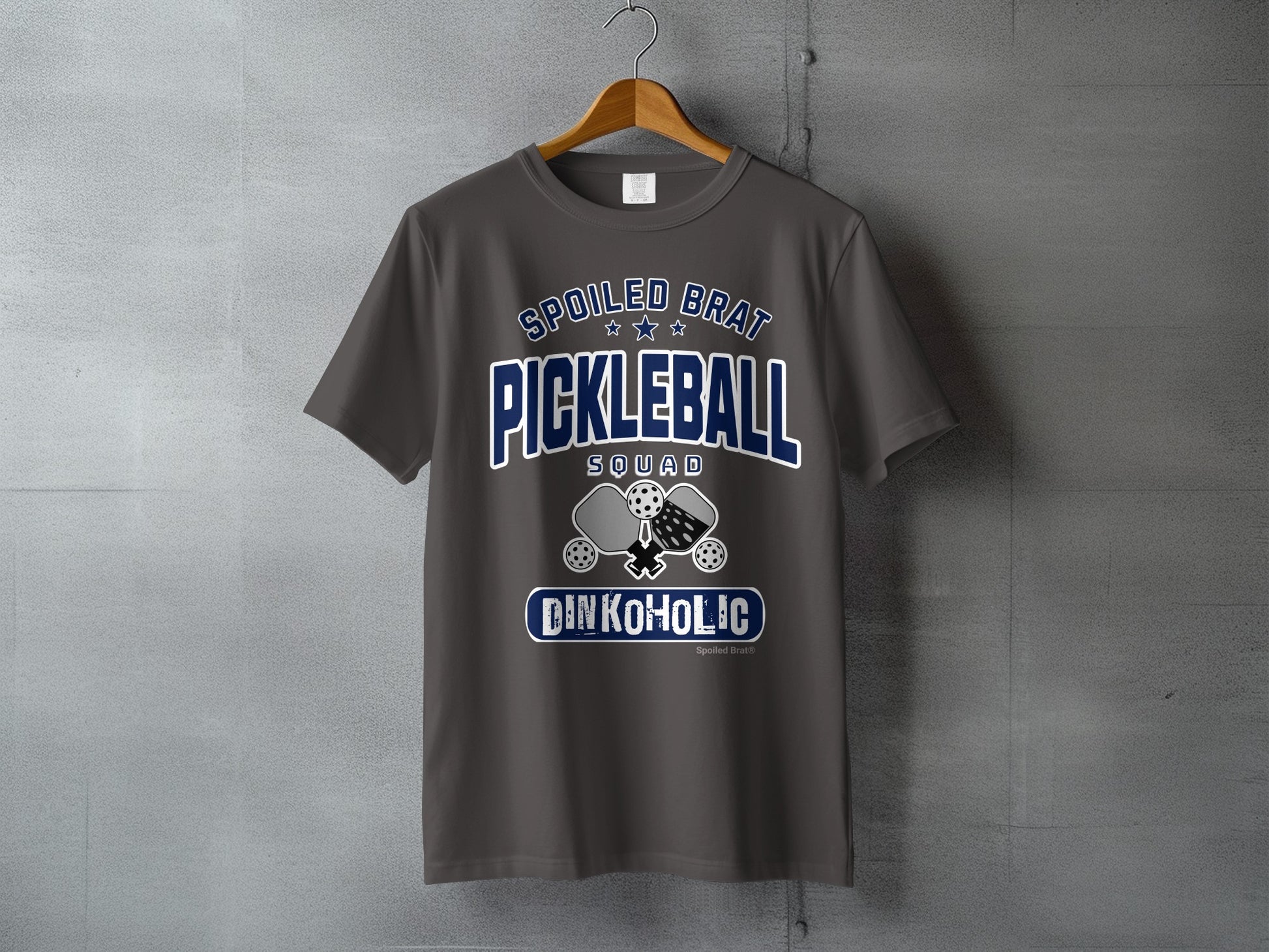 Spoiled Brat Pickleball Squad Dinkoholic Graphic T-shirt