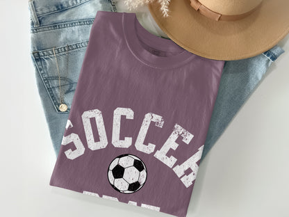 Soccer Ball Graphic Print Casual T-Shirt for Sports Fans
