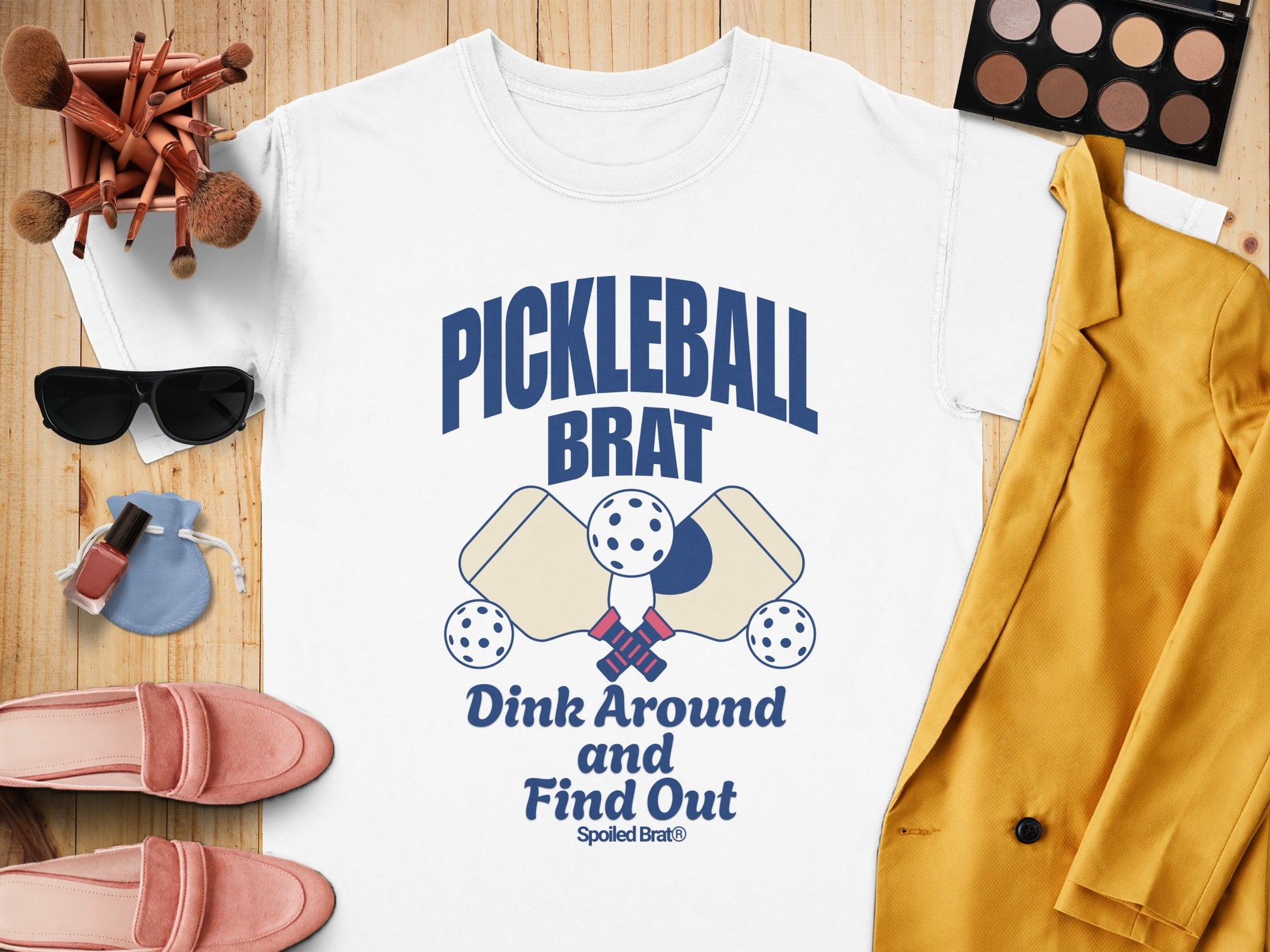 Pickleball Brat Dink Around and Find Out Shirt