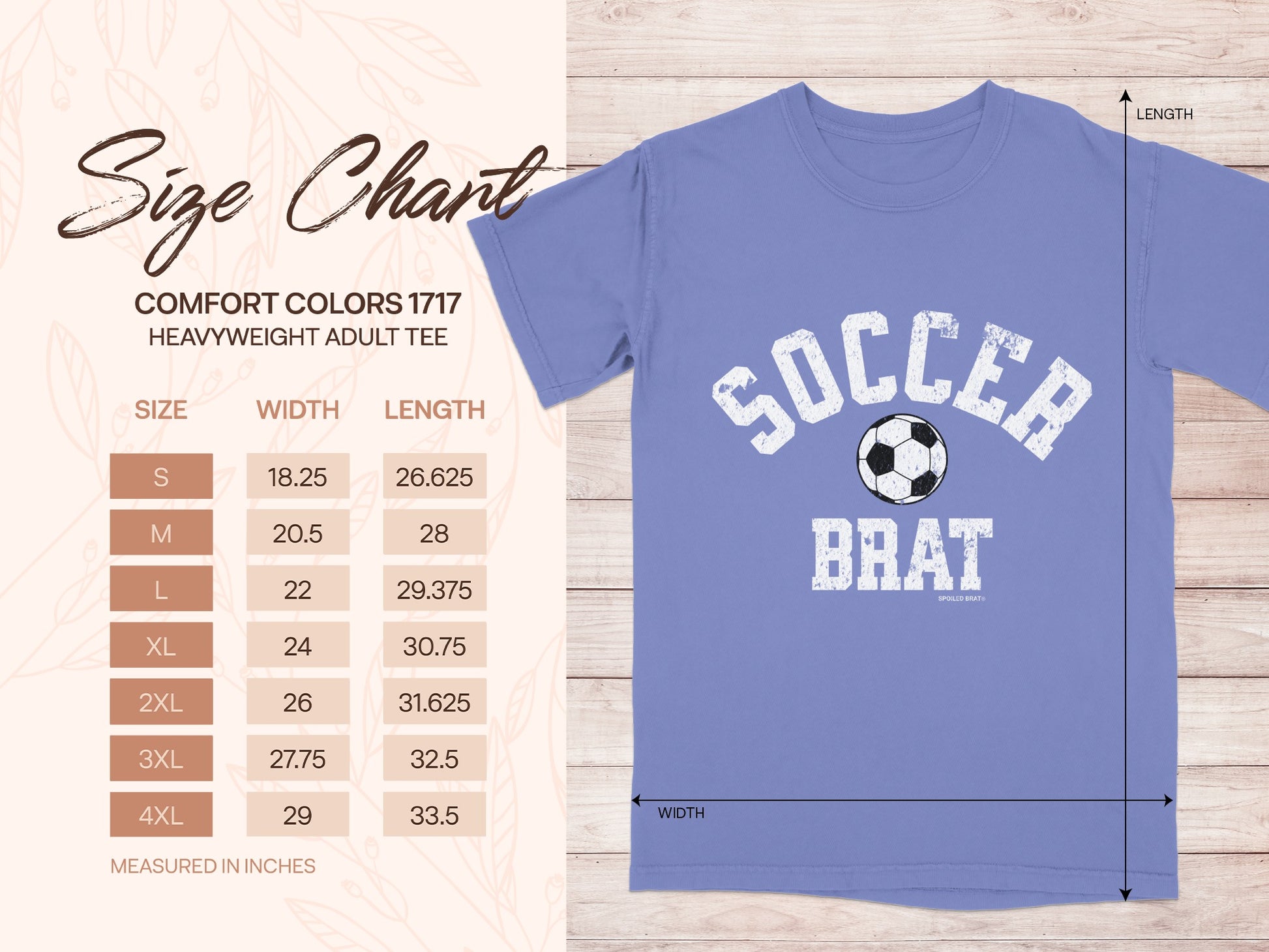 Soccer Brat Comfort Colors 1717 Heavyweight Adult Tee