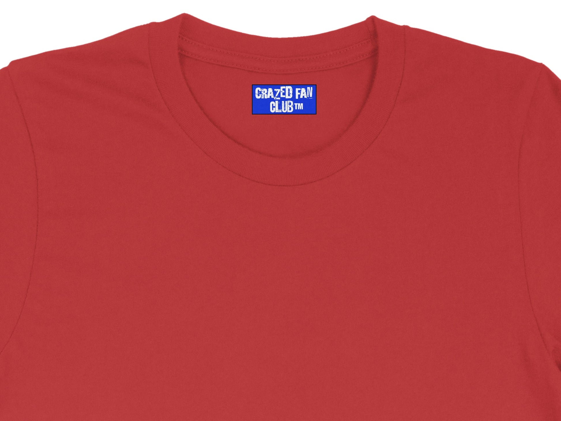 Crazed Fan Club Red Graphic Tee Shirt apparel product