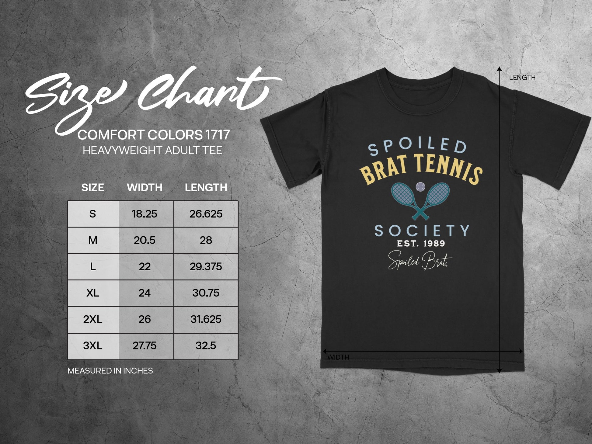 Spoiled Brat Tennis Society Heavyweight Adult Tee product
