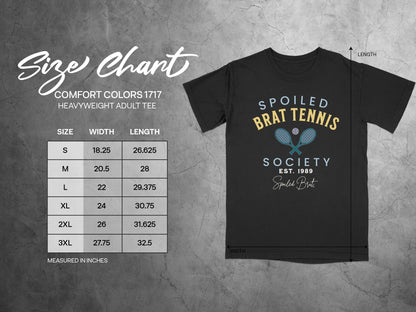 Spoiled Brat Tennis Society Heavyweight Adult Tee product