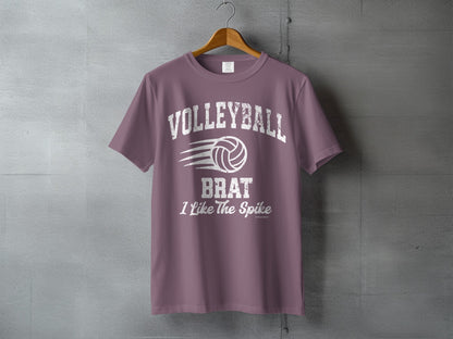 Volleyball Brat I Like The Spike T-shirt