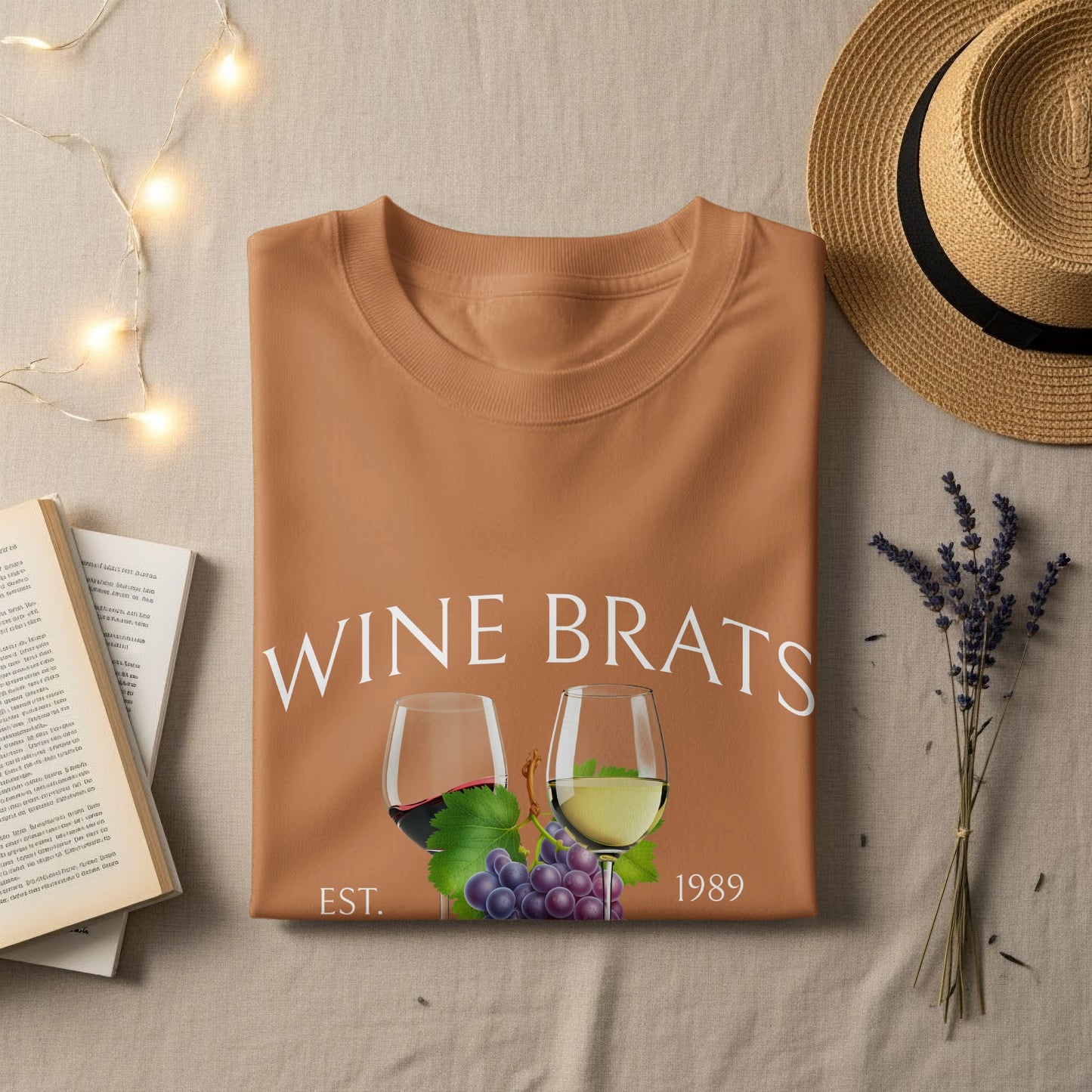 Wine Brats Established 1989 Graphic T-Shirt product