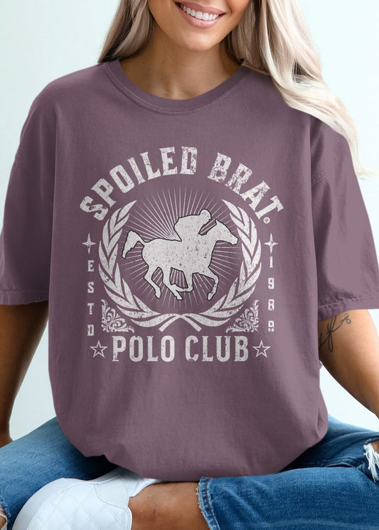 Spoiled Brat Polo Club Graphic Tee shirt product type