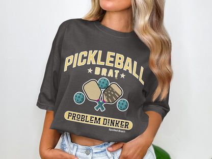 Pickleball Brat Problem Dinker Graphic T-Shirt