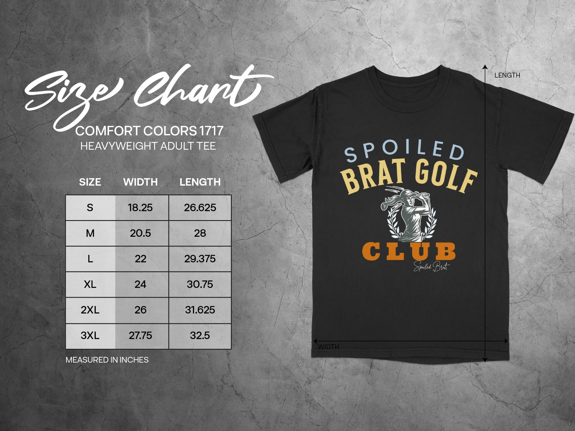 Spoiled Brat Golf Club Graphic Design Tee product