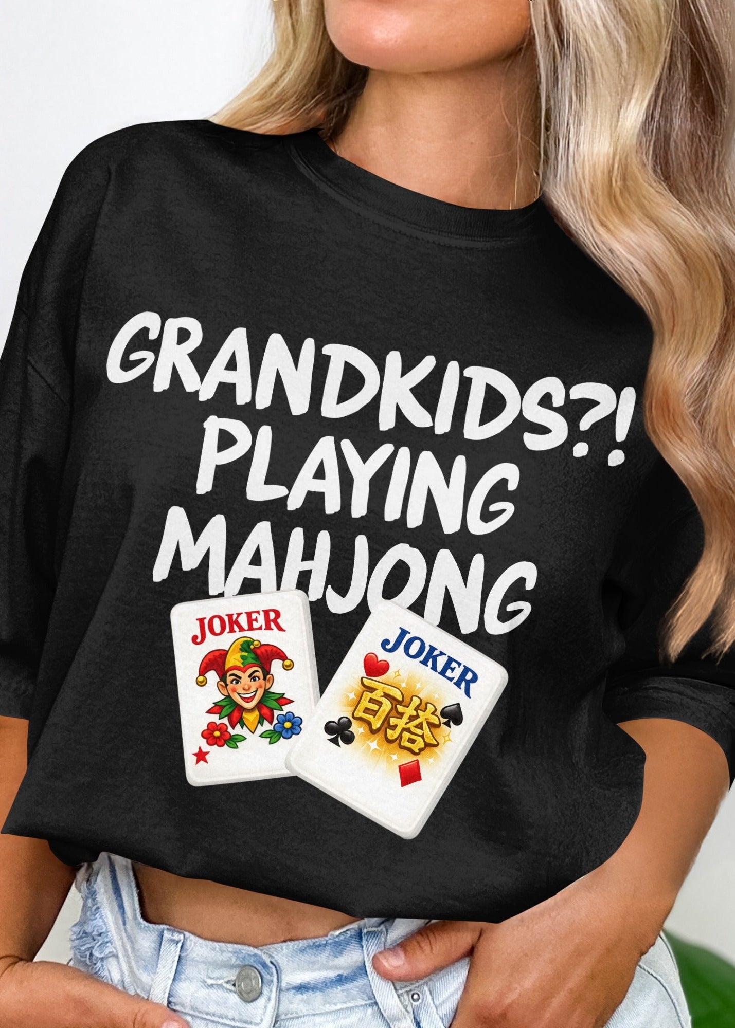 GRANDKIDS?! PLAYING MAHJONG JOKER JOKER product type