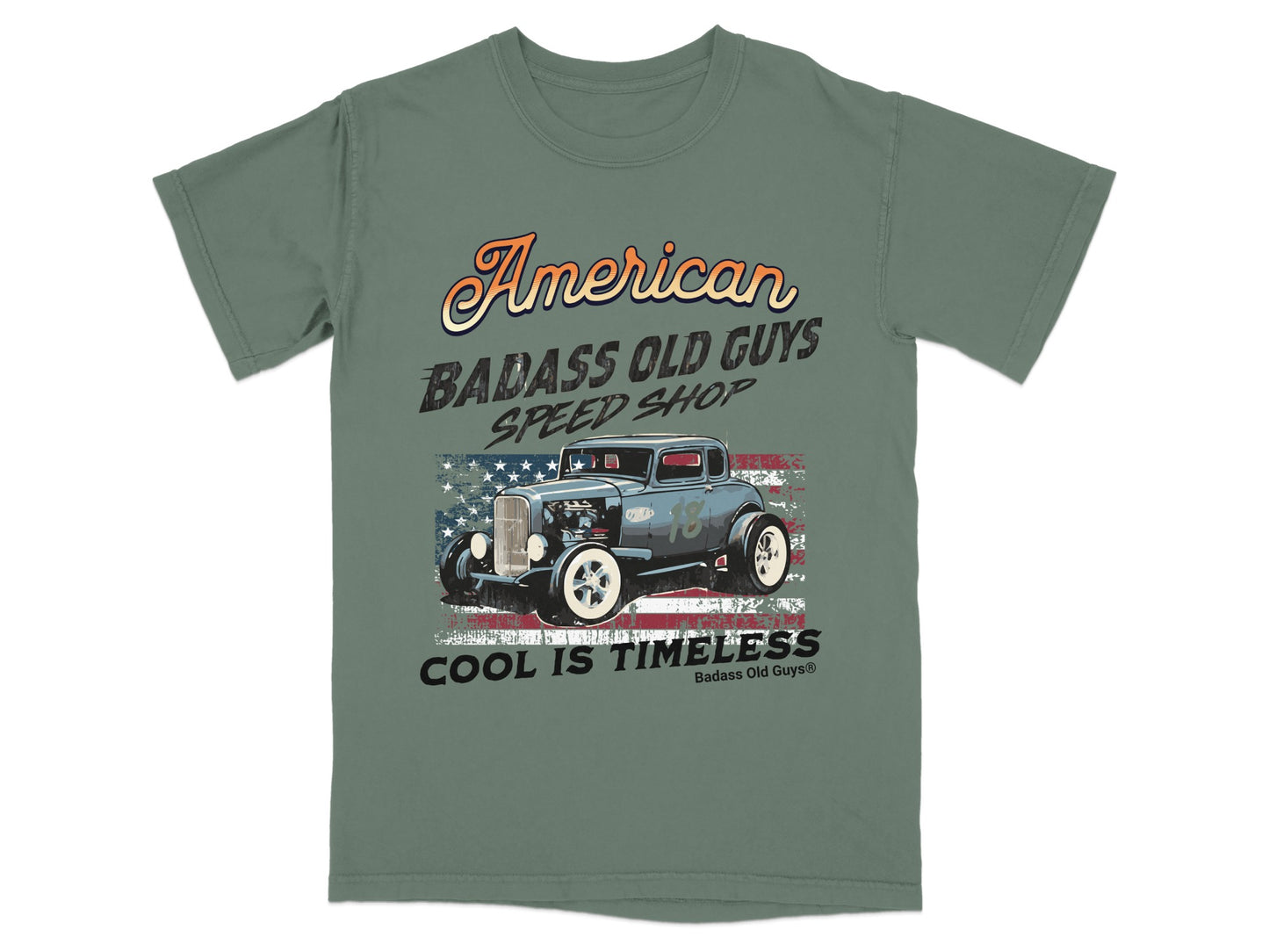 American Badass Old Guys Speed Shop Cool Is Timeless product type