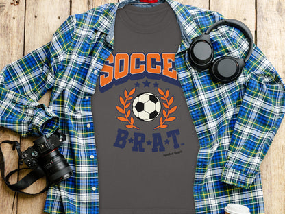 Spoiled Brat Soccer Themed T-shirt with Graphic Design