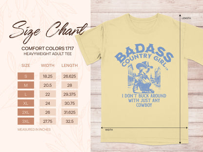 Badass Country Girl I Don't Buck Around Tee product