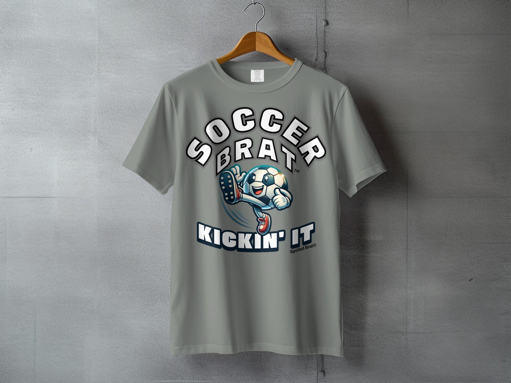 Soccer Brat Kickin' It Casual Tee Shirt