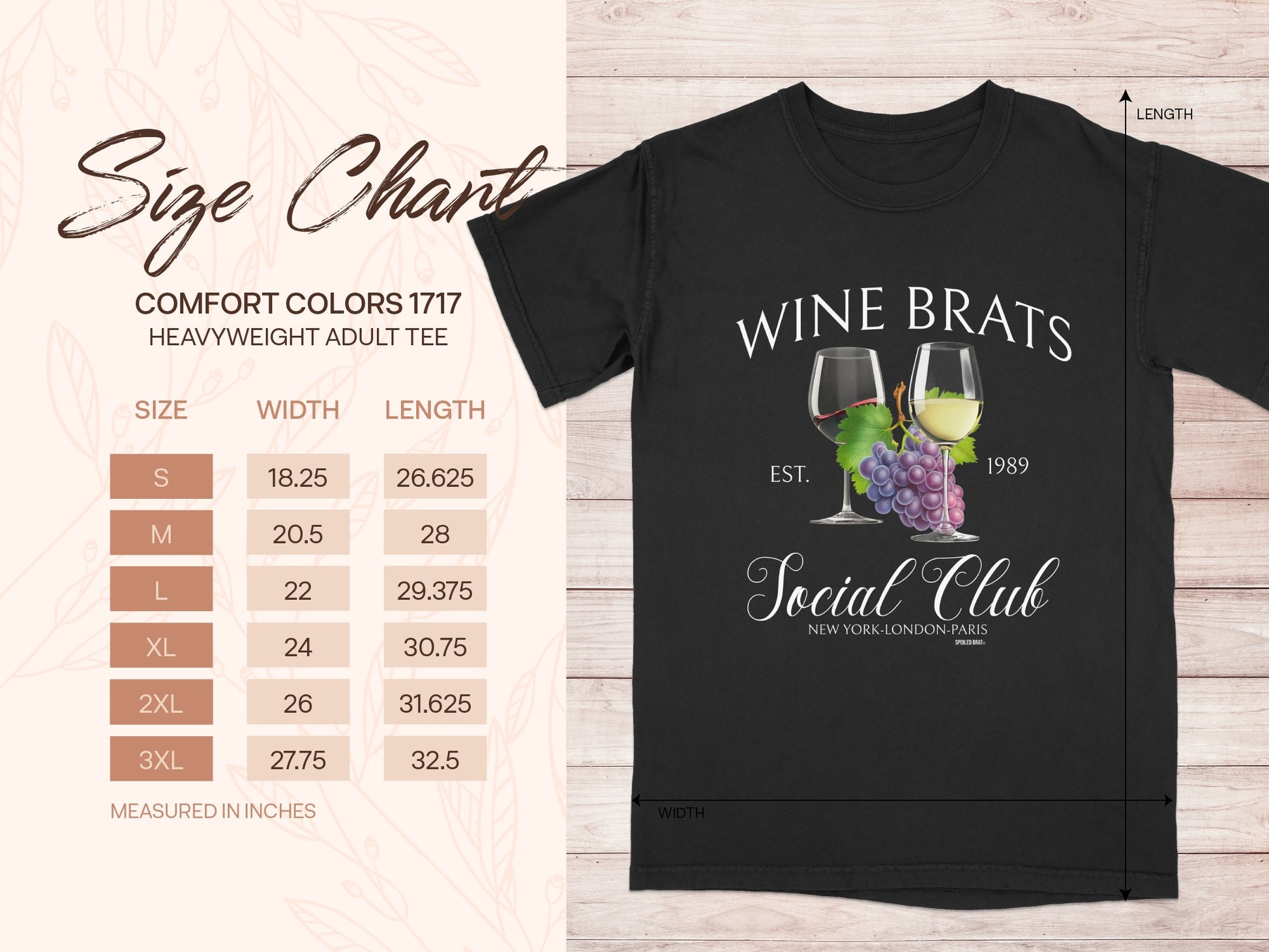 Wine Brats Social Club Graphic Tee Shirt product type