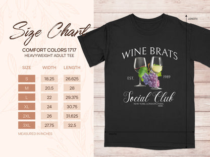Wine Brats Social Club Graphic Tee Shirt product type