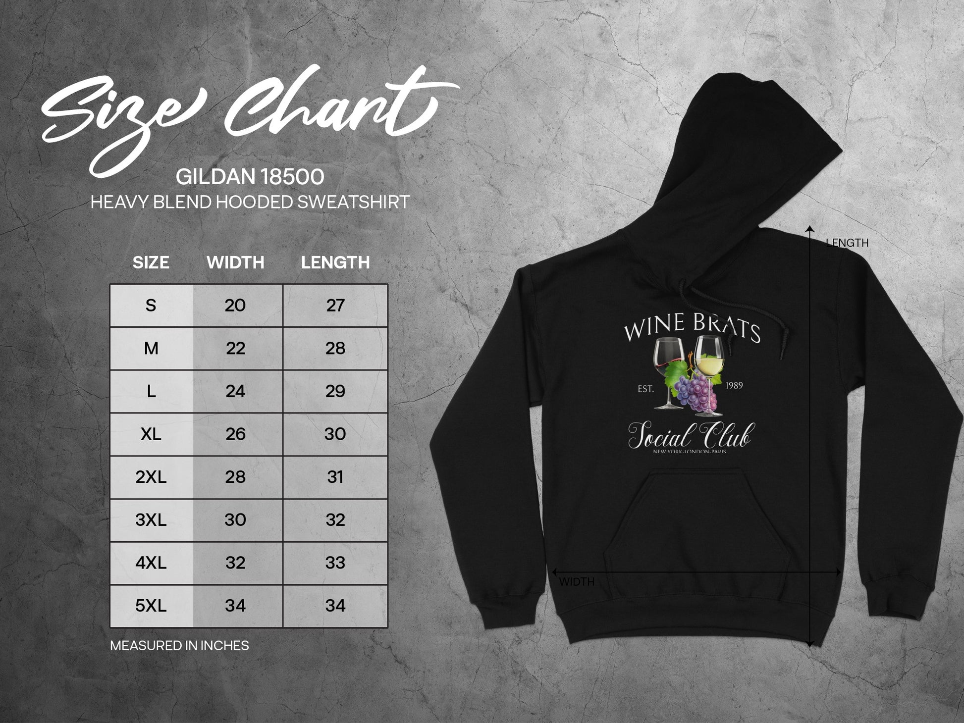 Wine Brats Social Club Gildan 18500 Sweatshirt