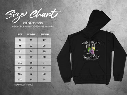 Wine Brats Social Club Gildan 18500 Sweatshirt