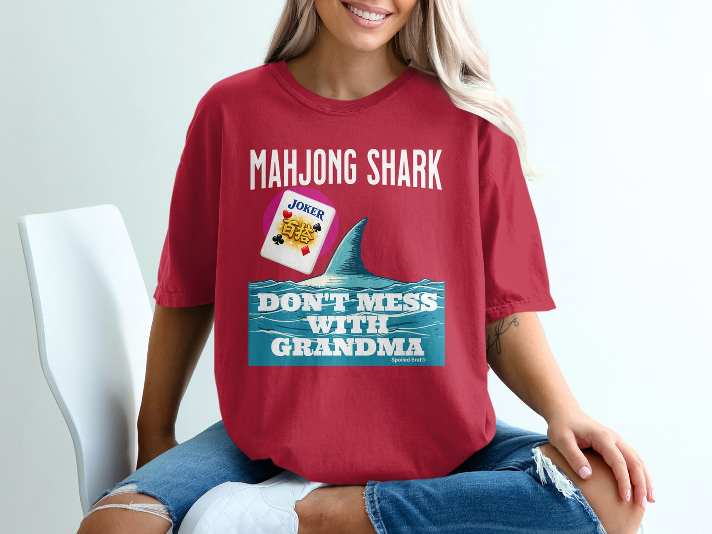 Mahjong Shark Joker Don't Mess With Grandma product type