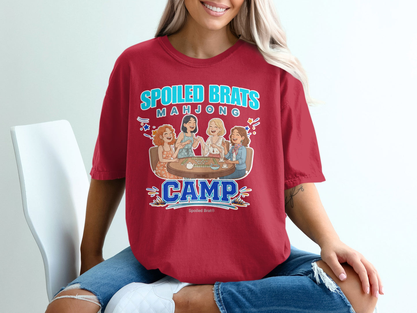 Spoiled Brats Mahjong Camp Fun Gathering product type