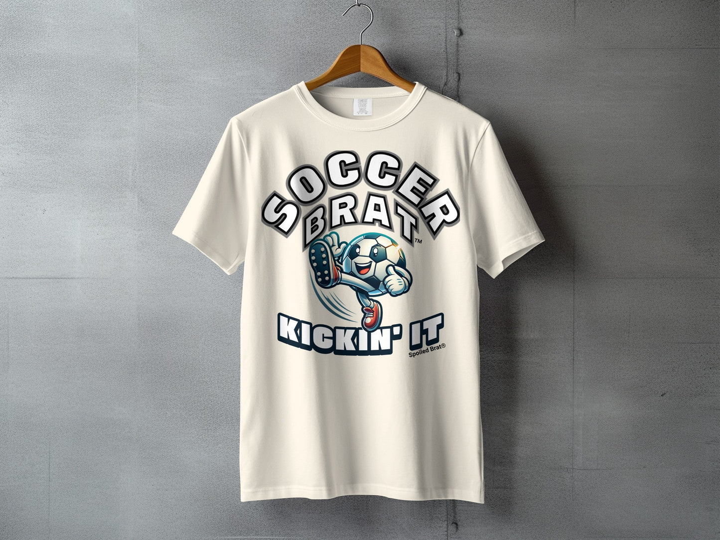 Soccer Brat Kickin' It Graphic T-Shirt