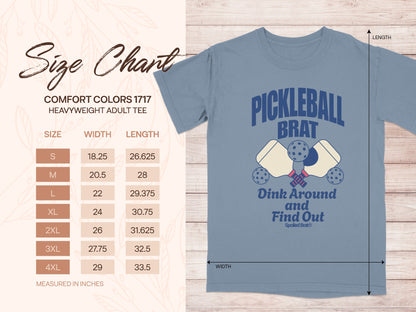 Pickleball Brat Dink Around and Find Out T-Shirt