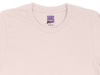 Taurus Brat graphic with the Taurus symbol and "Loyal. Sensual. Stubborn." text.