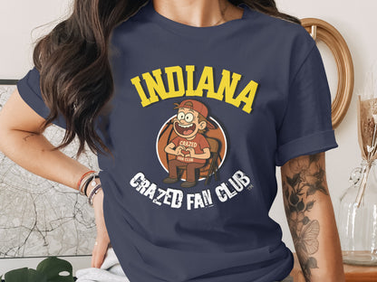 Indiana Crazed Fan Club design t-shirt product