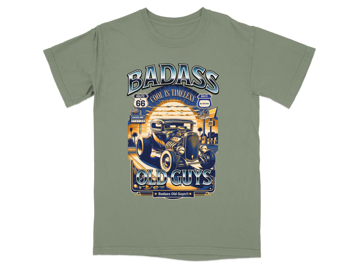 Badass Cool Is Timeless Route 66 Hot Rod Old Guys product type