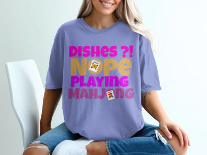DISHES ?! NOPE PLAYING MAHJONG product type