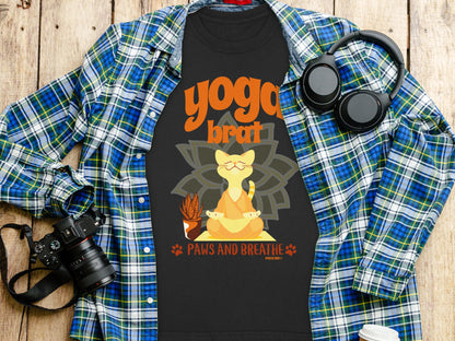 Yoga Brat Paws and Breathe Relaxation Tee product